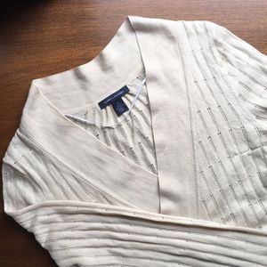 NWT Tommy Hilfiger cropped wrap sweater